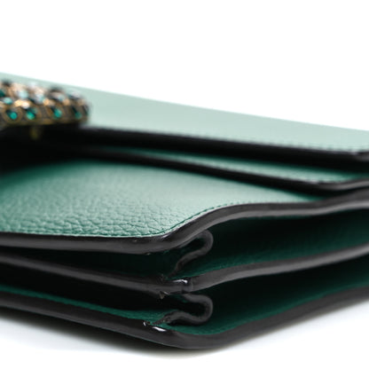 Gucci Pebbled Calfskin Small Dionysus Shoulder Bag Emerald 10 of 10