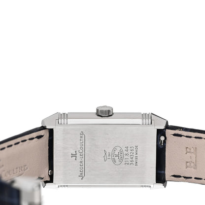 Jaeger-LeCoultre Stainless Steel Alligator Diamond 21mm Reverso Classic Duetto Manual Winding Watch Q2668432 4 of 5
