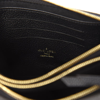 Louis Vuitton Empreinte Double Zip Pochette Black 8 of 10