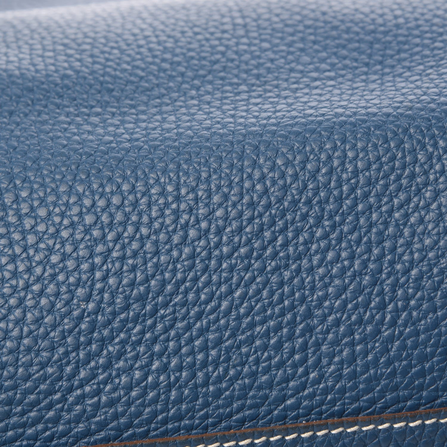 Hermes Taurillon Clemence Double Sens 36 Reversible Tote Menthe Bleu Thalassa 15 of 16