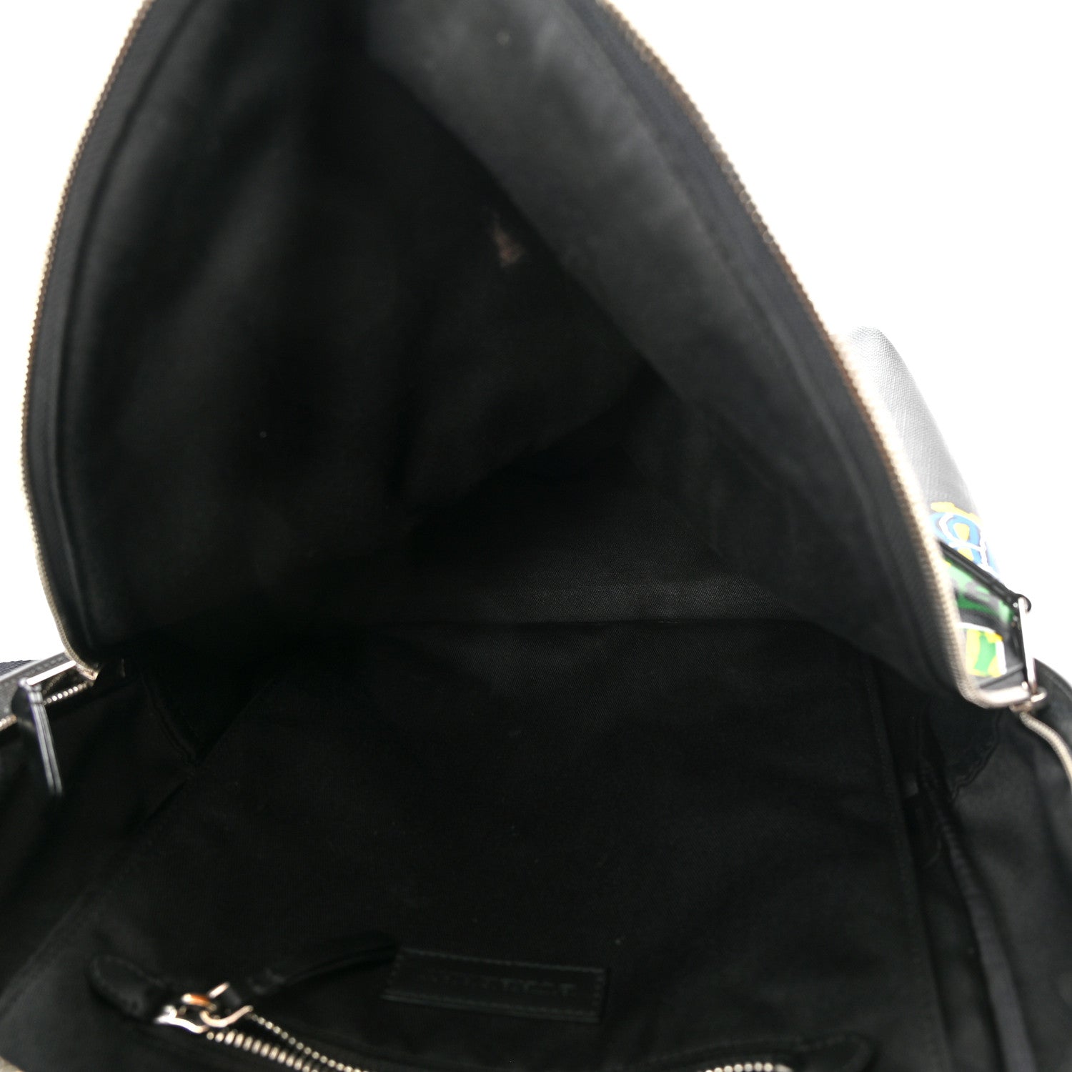 Burberry Canvas London Check Print Abbeydale Backpack Black 5 of 16