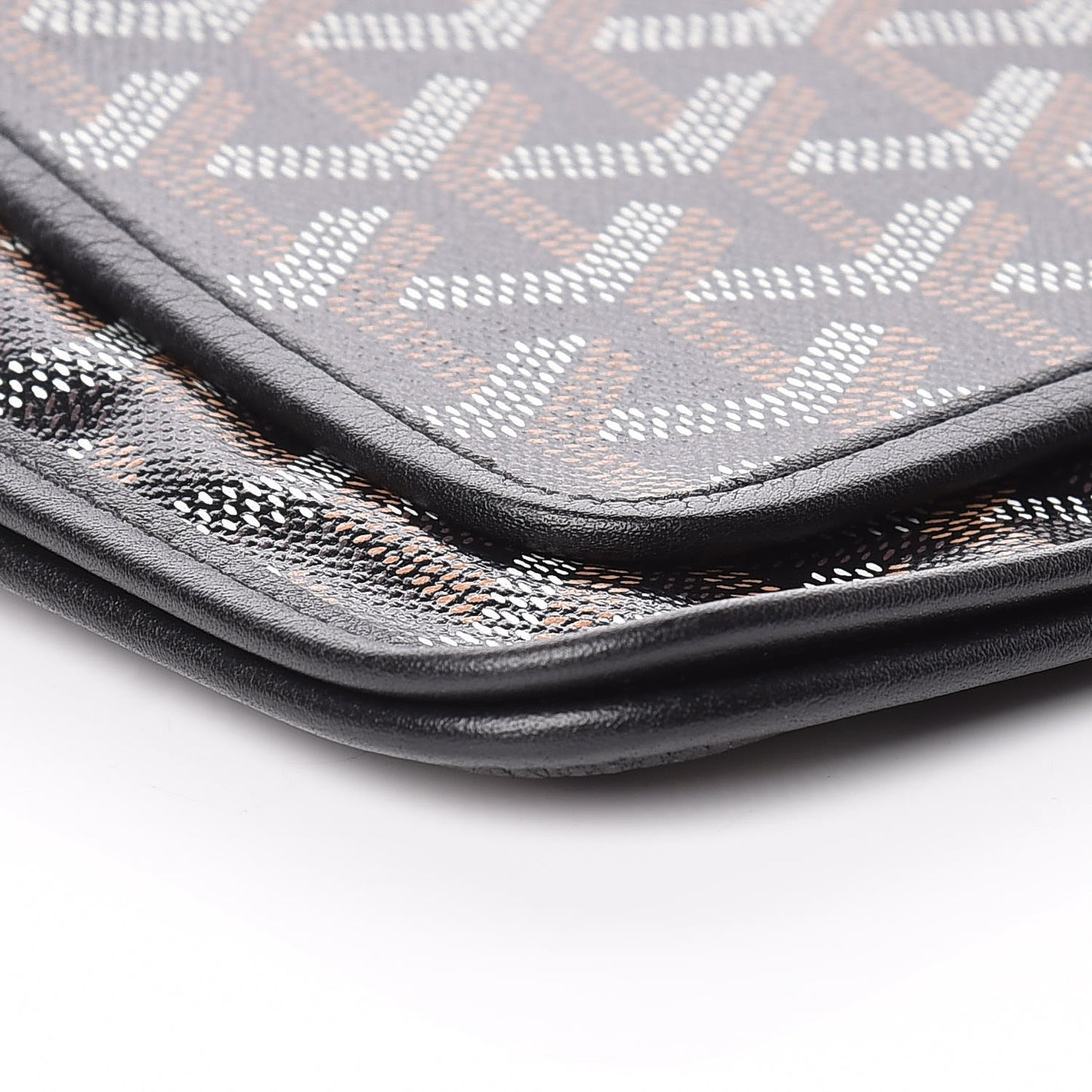 Goyardine Plumet Wallet Clutch Black