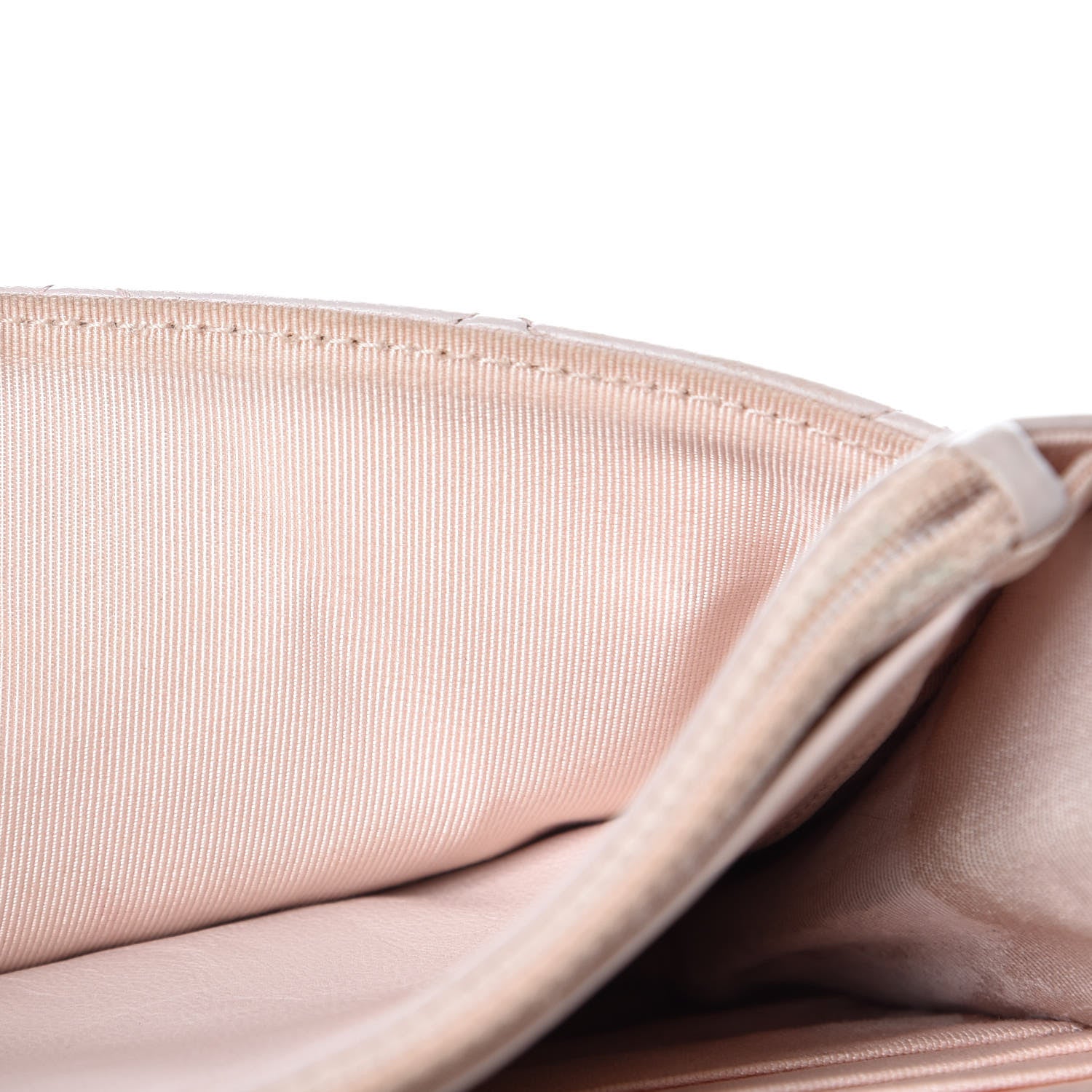 Chanel Lambskin Quilted Wallet On Chain WOC Rose Pale 11 of 17