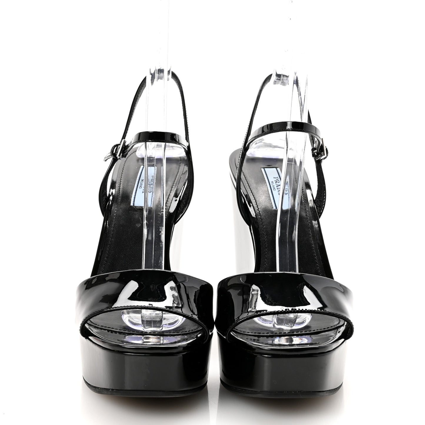 Vernice Platform Wedge Sandals 38.5 Black