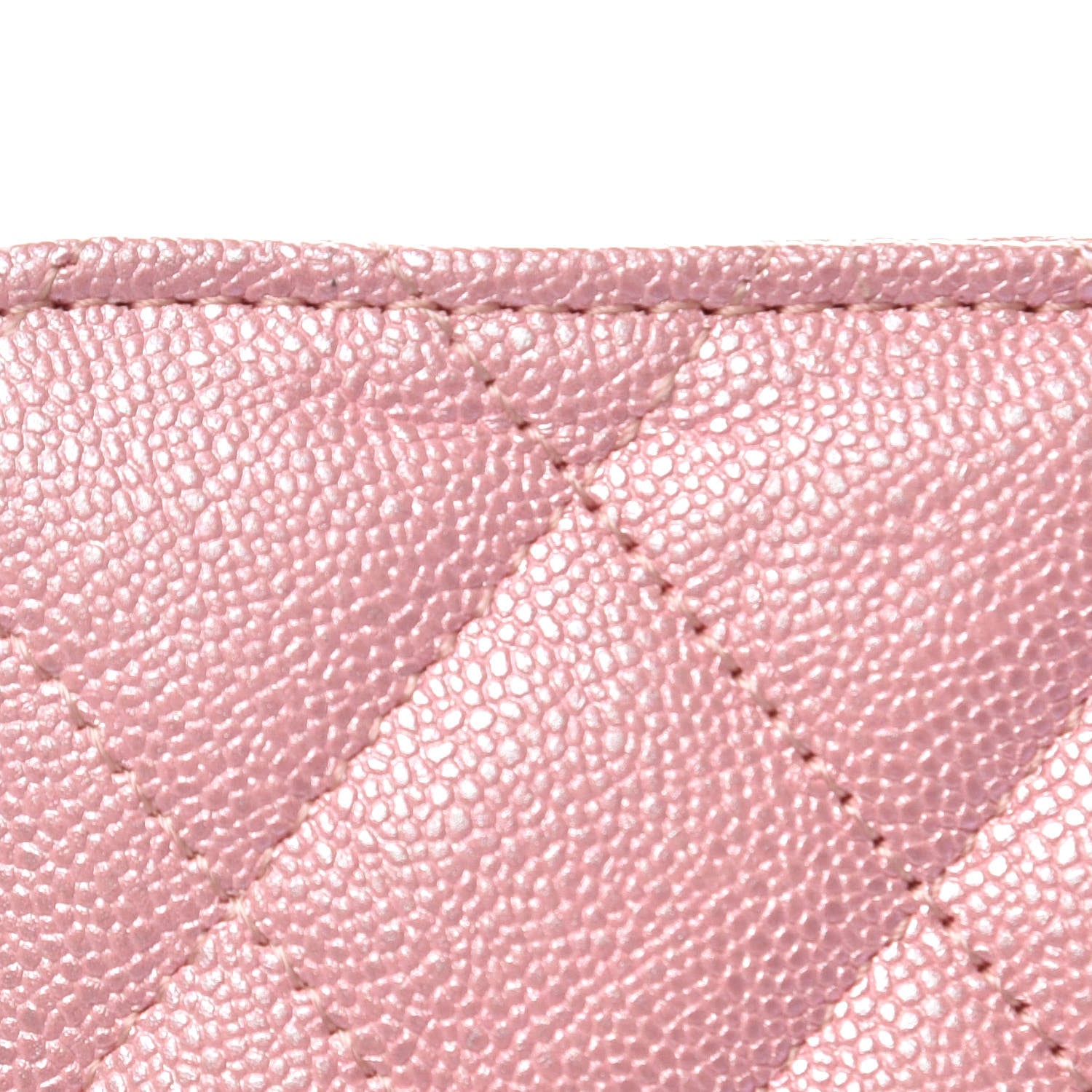 Chanel Iridescent Caviar Quilted Classic iPhone Pouch Rose Pink 8 of 9