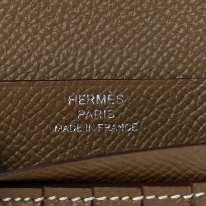 Hermes Epsom Bearn Compact Wallet Etoupe 6 of 8