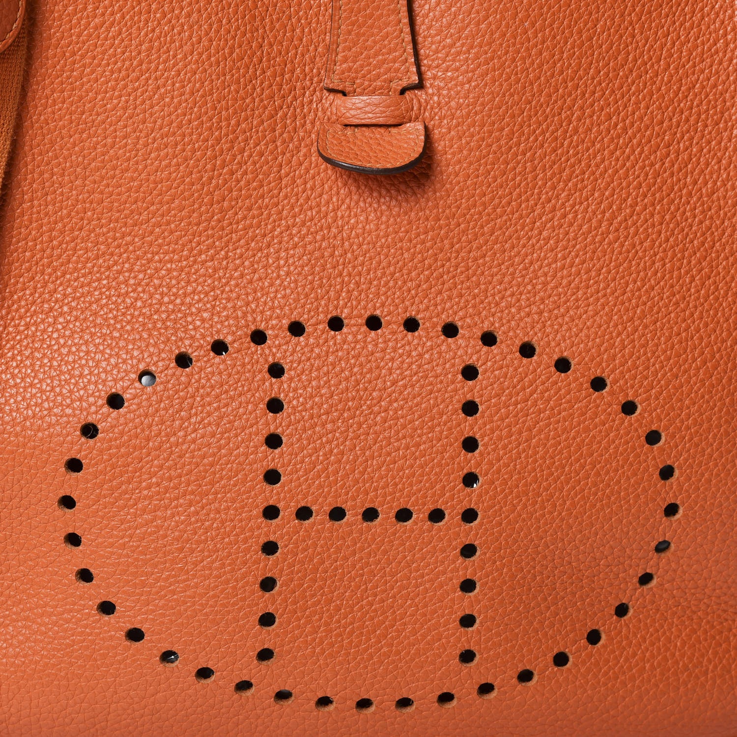 Hermes Togo Evelyne III PM Orange 14 of 14