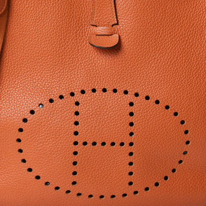 Hermes Togo Evelyne III PM Orange 14 of 14