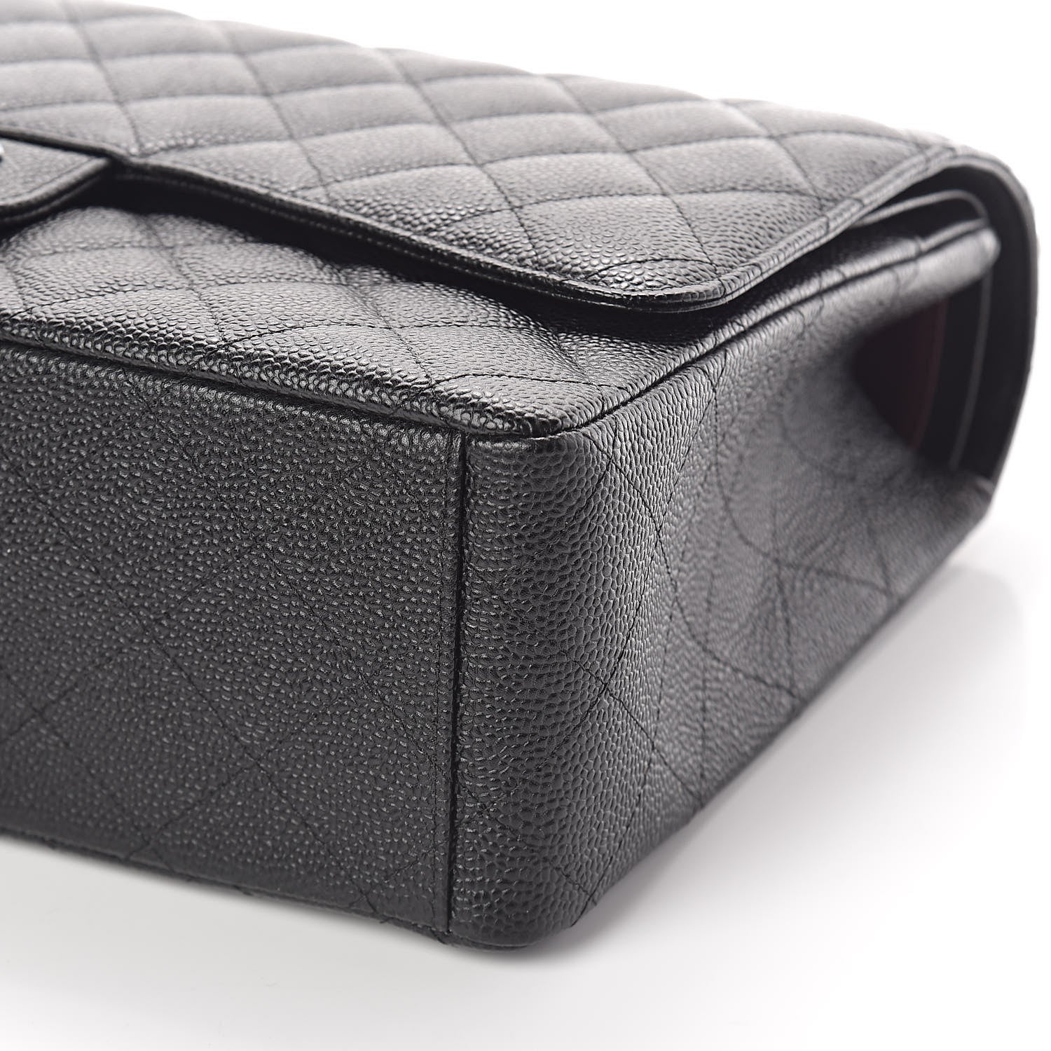 Chanel Caviar Quilted Maxi Double Flap Black 10 of 11