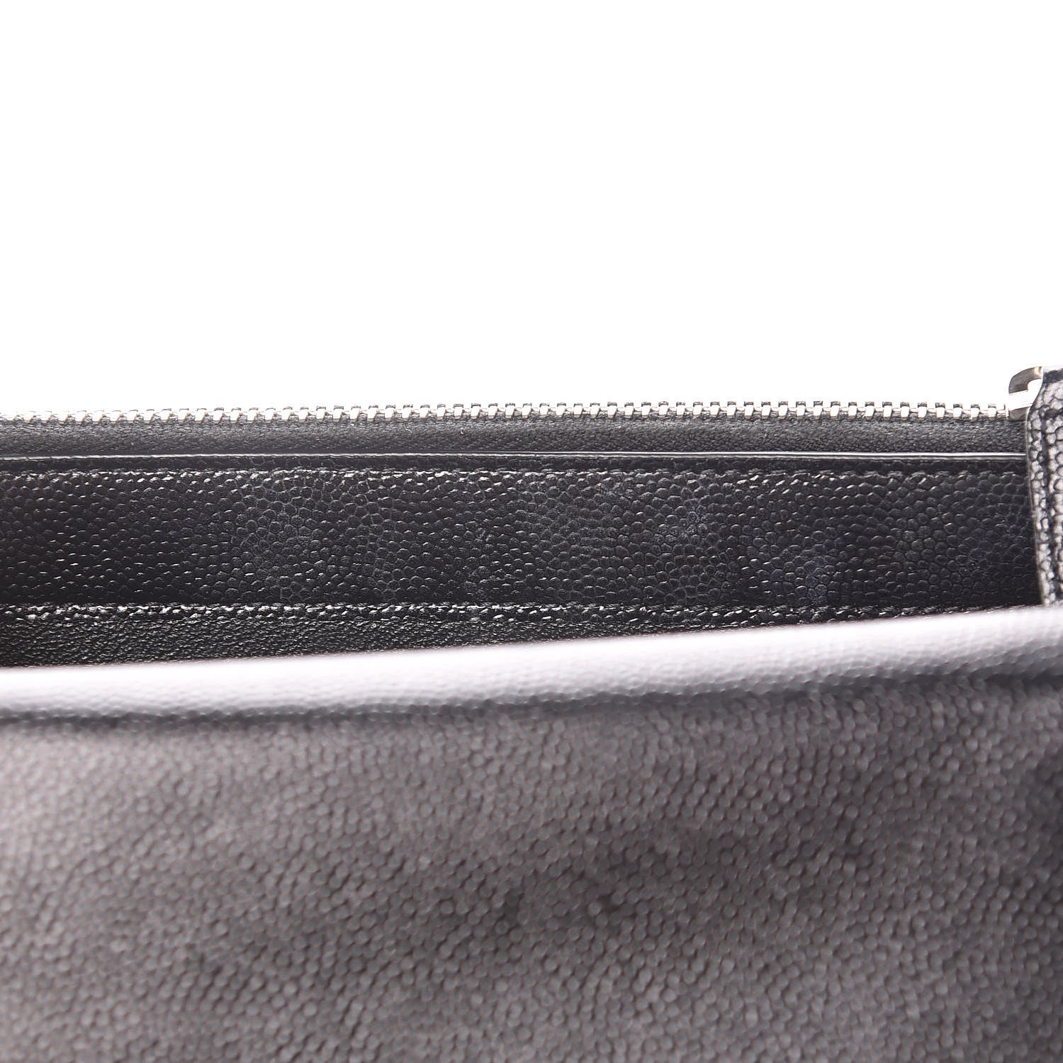 Saint Laurent Grain De Poudre Classic Monogram Kate Tassel Chain Wallet Black 11 of 12