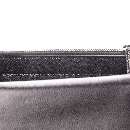 Saint Laurent Grain De Poudre Classic Monogram Kate Tassel Chain Wallet Black 11 of 12