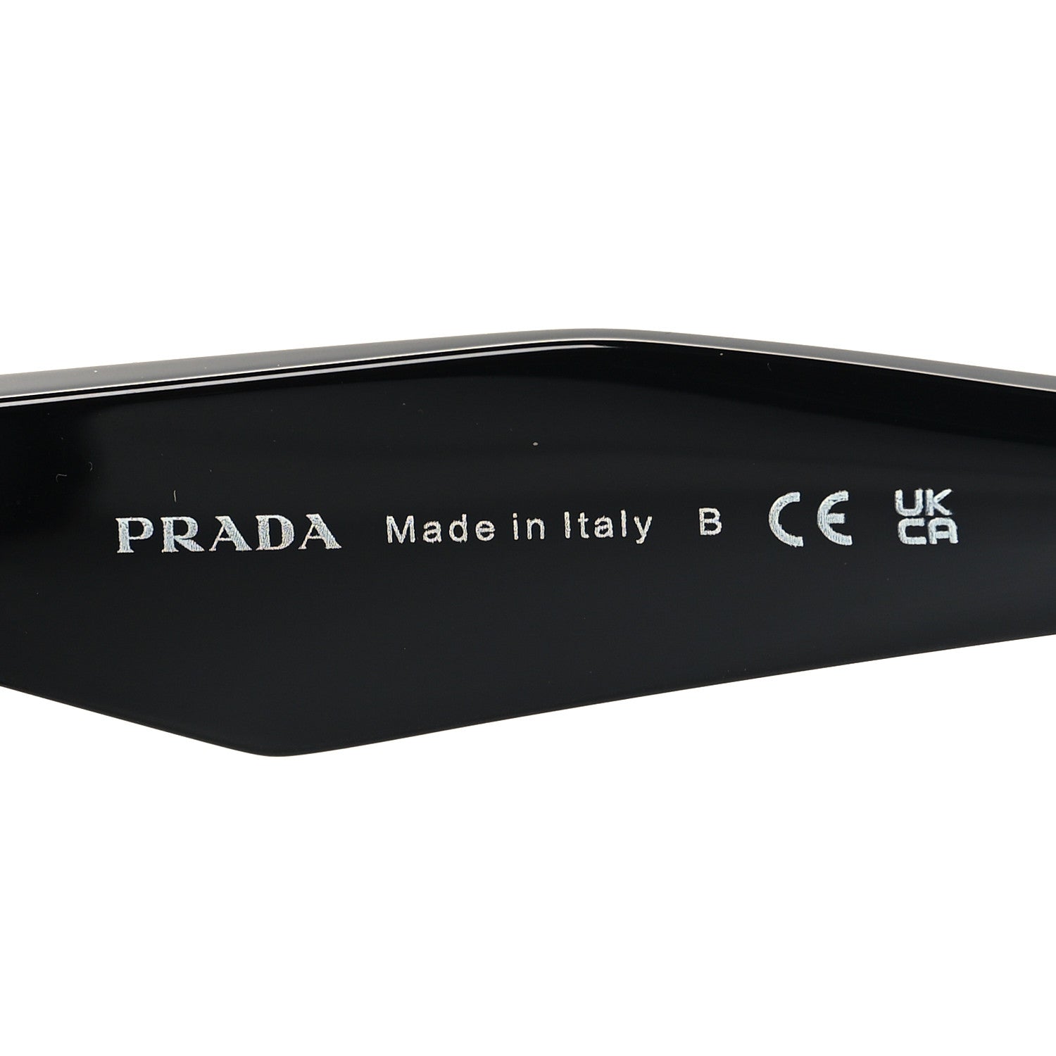 Prada Acetate Symbole Sunglasses SPR 19Z Black 5 of 7