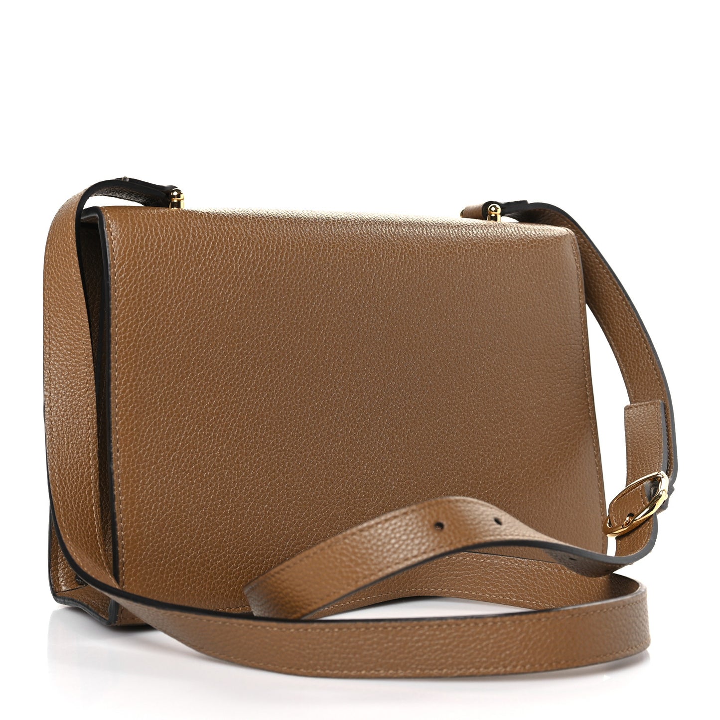 Grainy Calfskin Small Zumi Shoulder Bag Friky Taupe