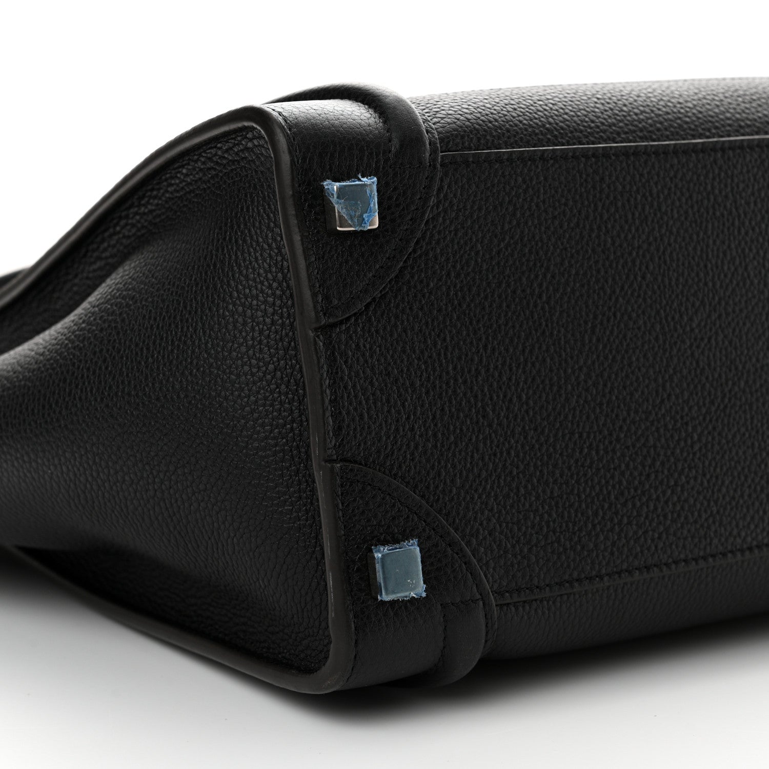 Celine Drummed Calfskin Micro Luggage Black 9 of 11