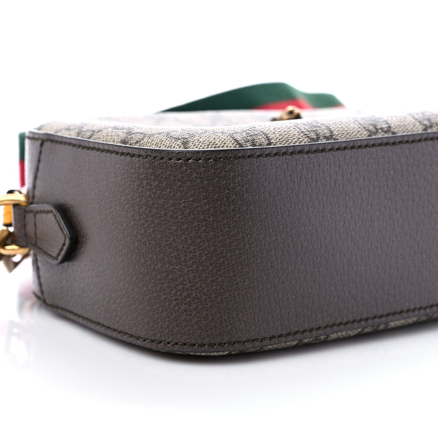 Gucci GG Supreme Monogram Web Neo Vintage Shoulder Bag Beige New Acero Crop 8 of 10