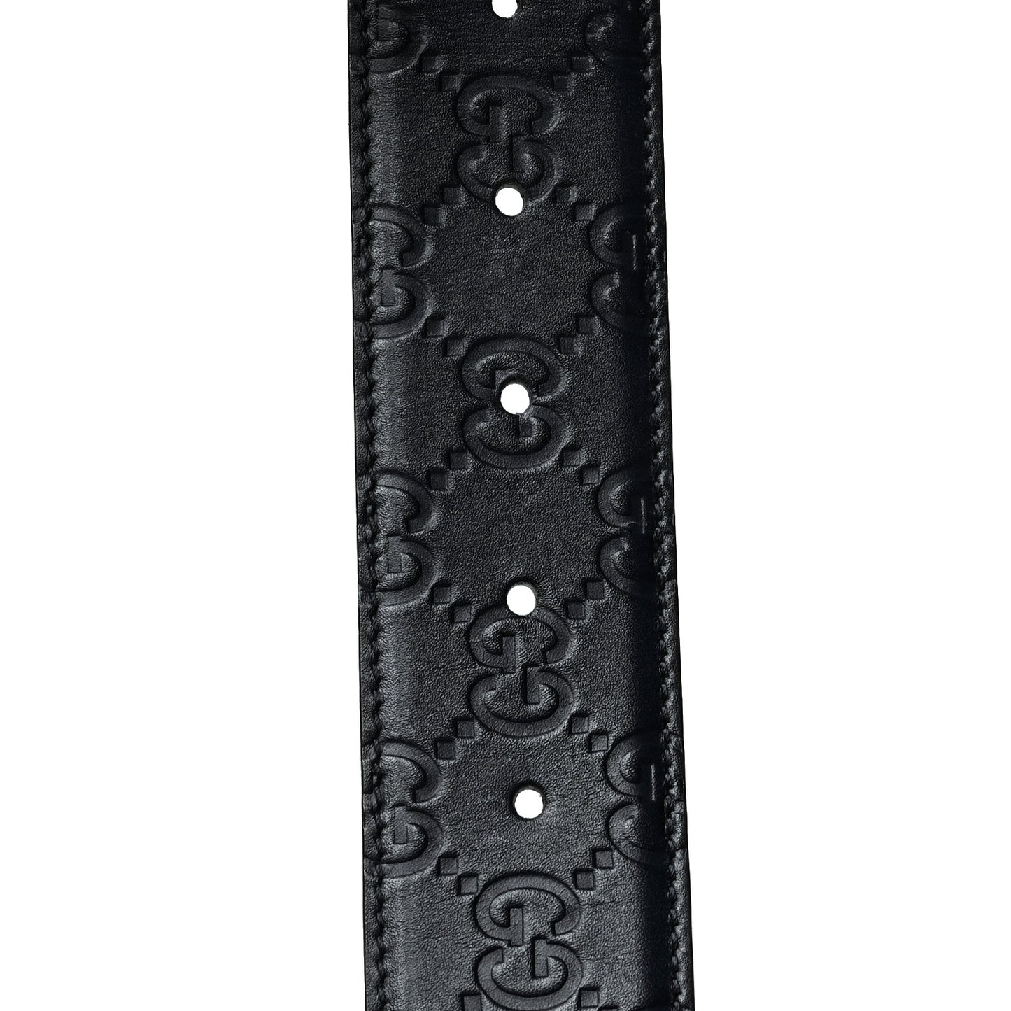 Guccissima Signature Interlocking G 40mm Belt 90 36 Black