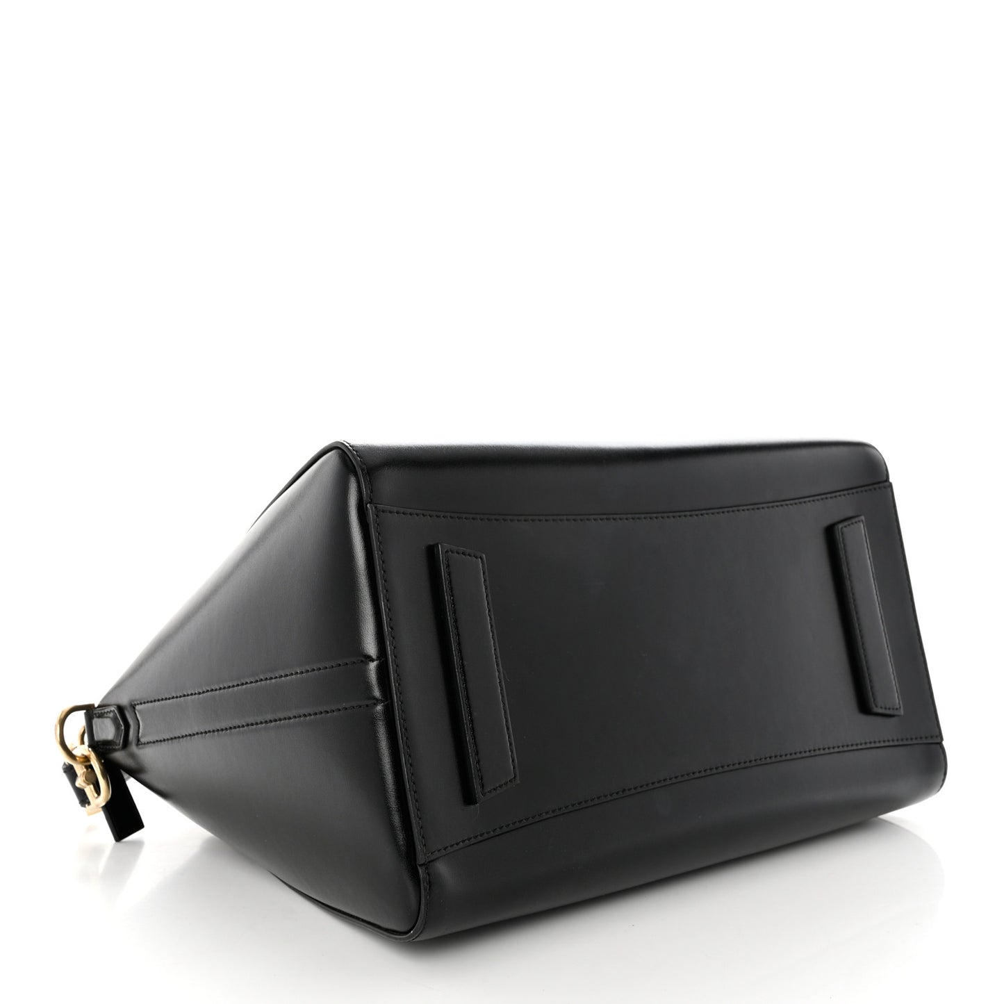 Shiny Lord Calfskin Medium Antigona Black
