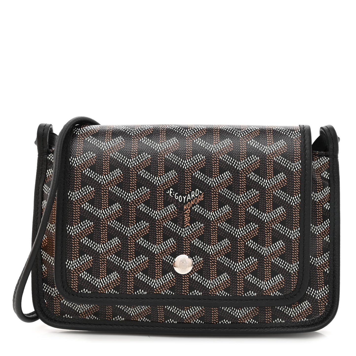 Goyardine Plumet Wallet Clutch Black