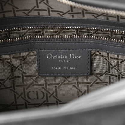 Christian Dior Lambskin Cannage Large Lady Dior Grey 6 of 15