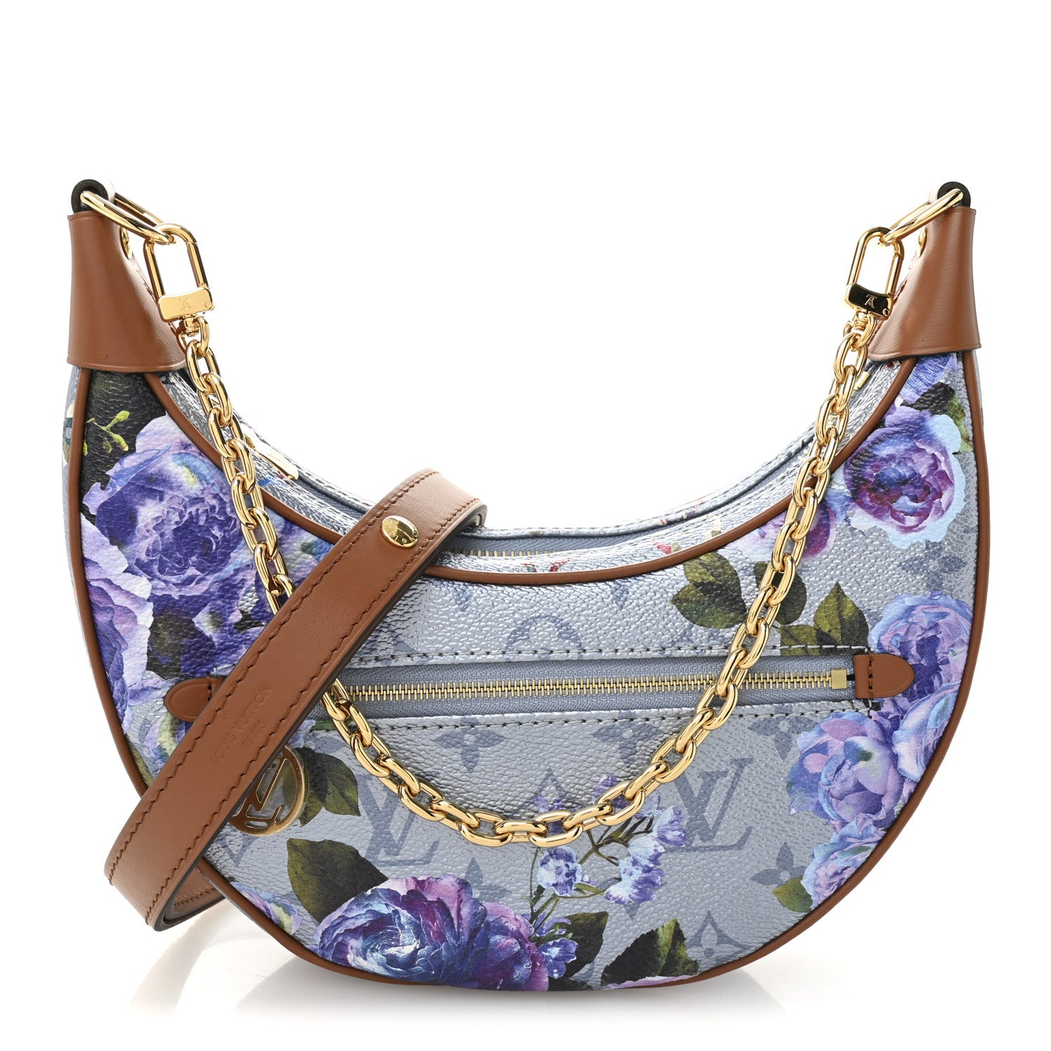 Louis Vuitton Metallic Monogram LV Garden Loop PM Blue 1 of 10