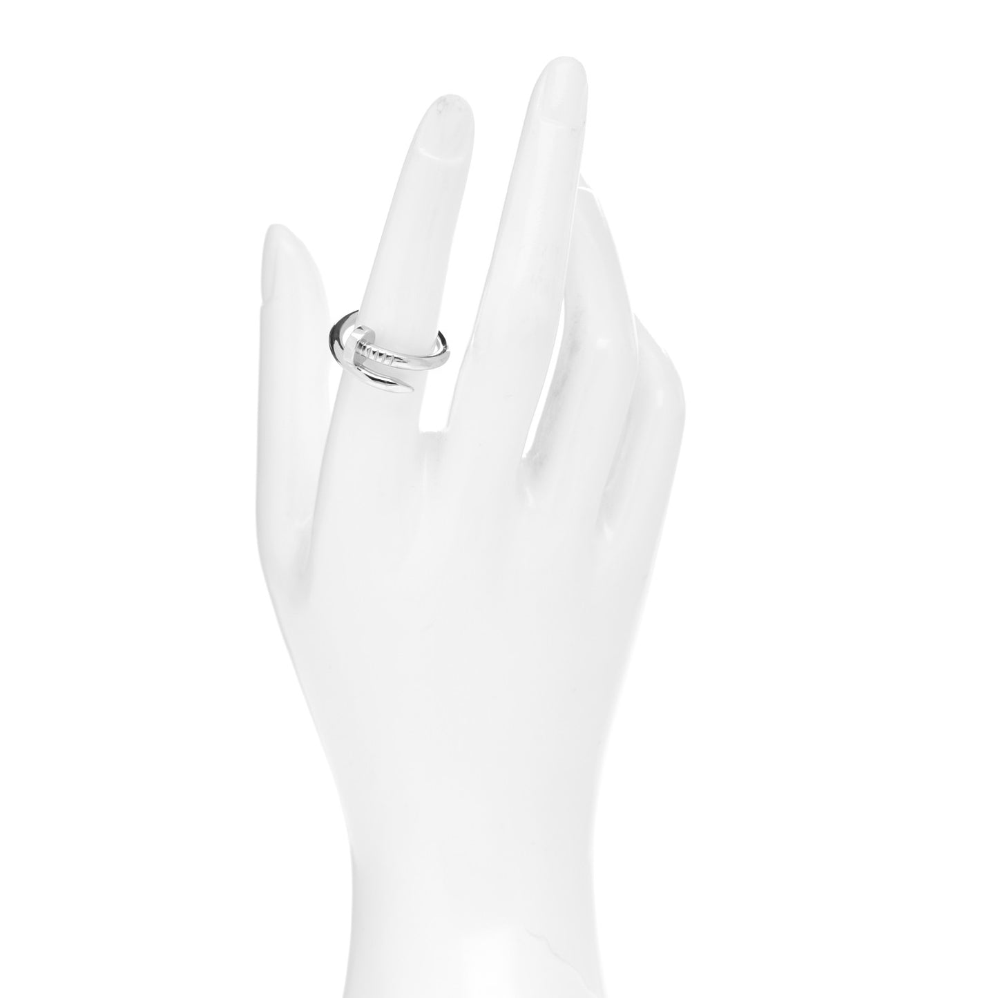 18K White Gold Juste Un Clou Ring 55 7.25