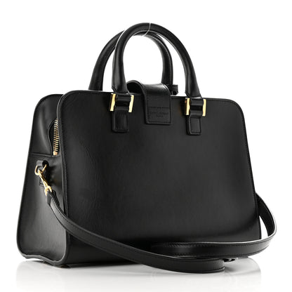 Saint Laurent Calfskin Monogram Baby Cabas Black 3 of 9