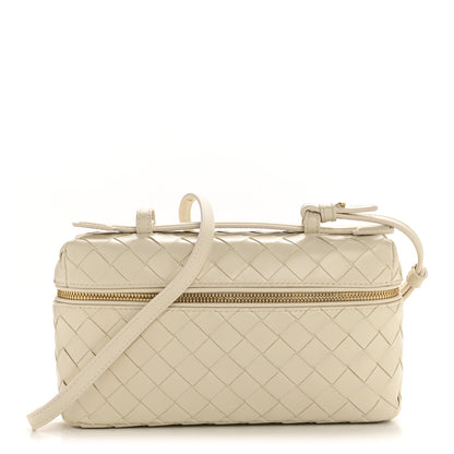 Bottega Veneta Calfskin Intrecciato Bang Bang Vanity Case Sea Salt 1 of 12