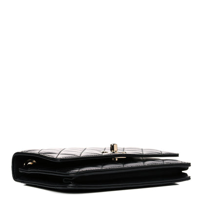 Chanel Lambskin Quilted Trendy CC Wallet On Chain WOC Black 3 of 16