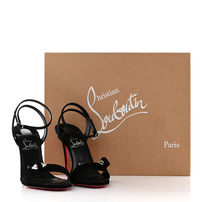 Christian Louboutin Veau Velours Umberta 100 Sandals 36.5 Black 14 of 14