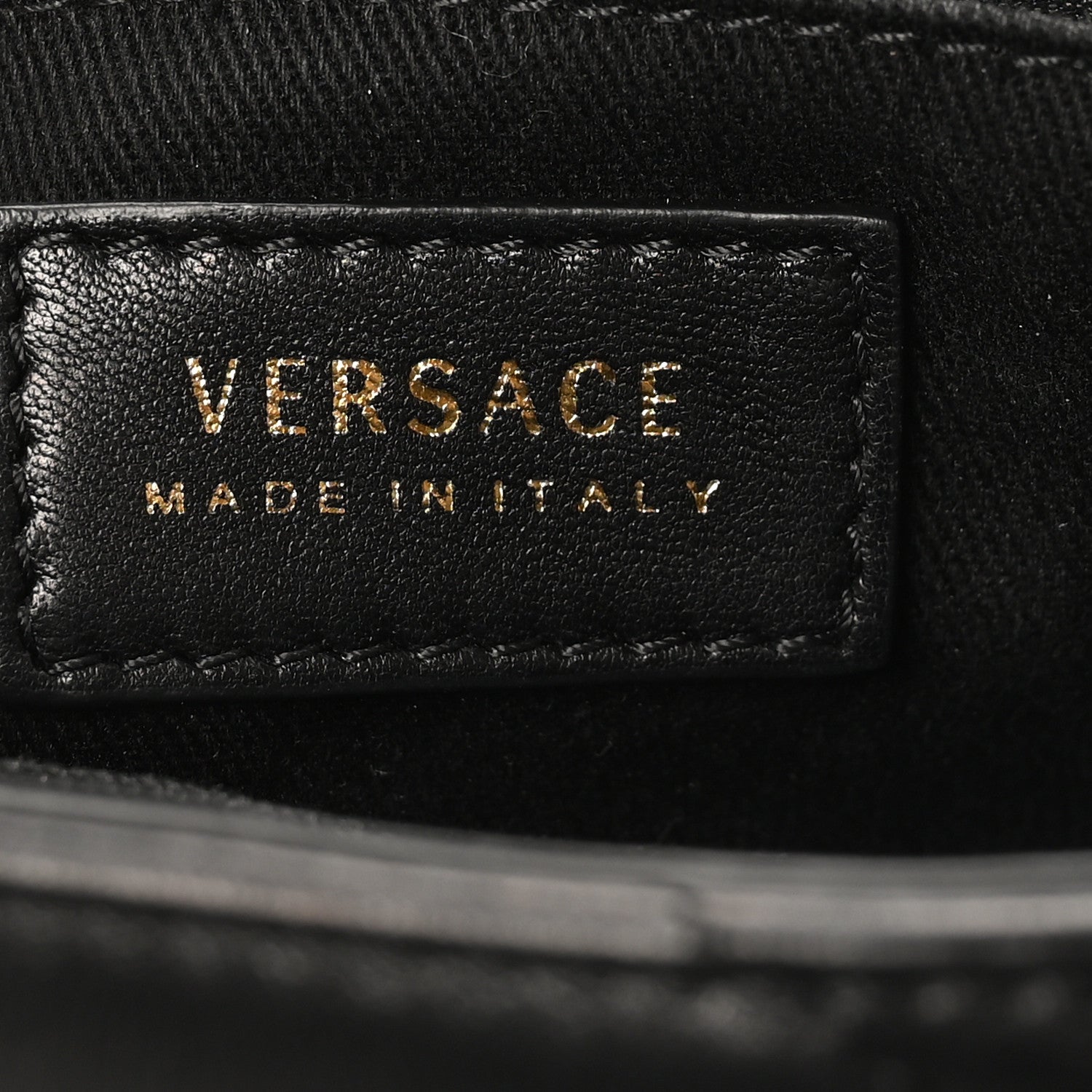 Versace Nappa Quilted La Medusa Chain Crossbody Black 6 of 10