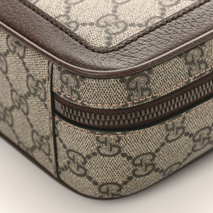 Gucci GG Supreme Monogram Web Small Ophidia Top Handle Shoulder Bag Brown 8 of 8