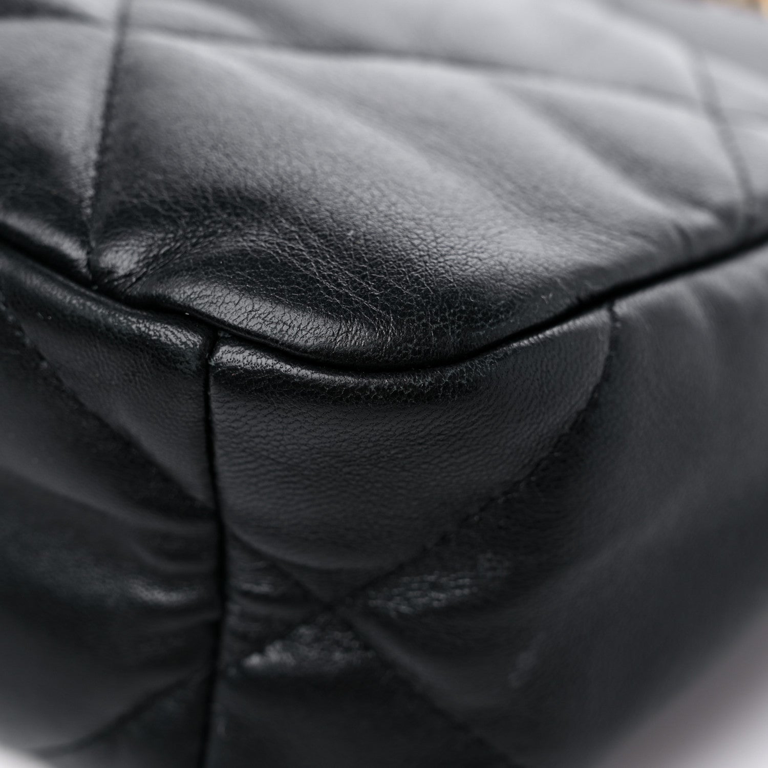 Chanel Goatskin Quilted Medium Chanel 19 Flap Black 10 of 15