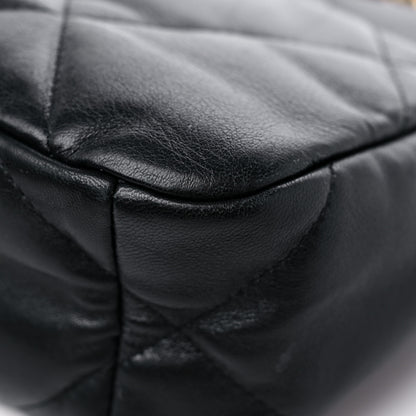 Chanel Goatskin Quilted Medium Chanel 19 Flap Black 10 of 15