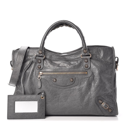 Balenciaga Agneau Giant 12 Rose Gold Hardware City Gris Tarmac 1 of 13