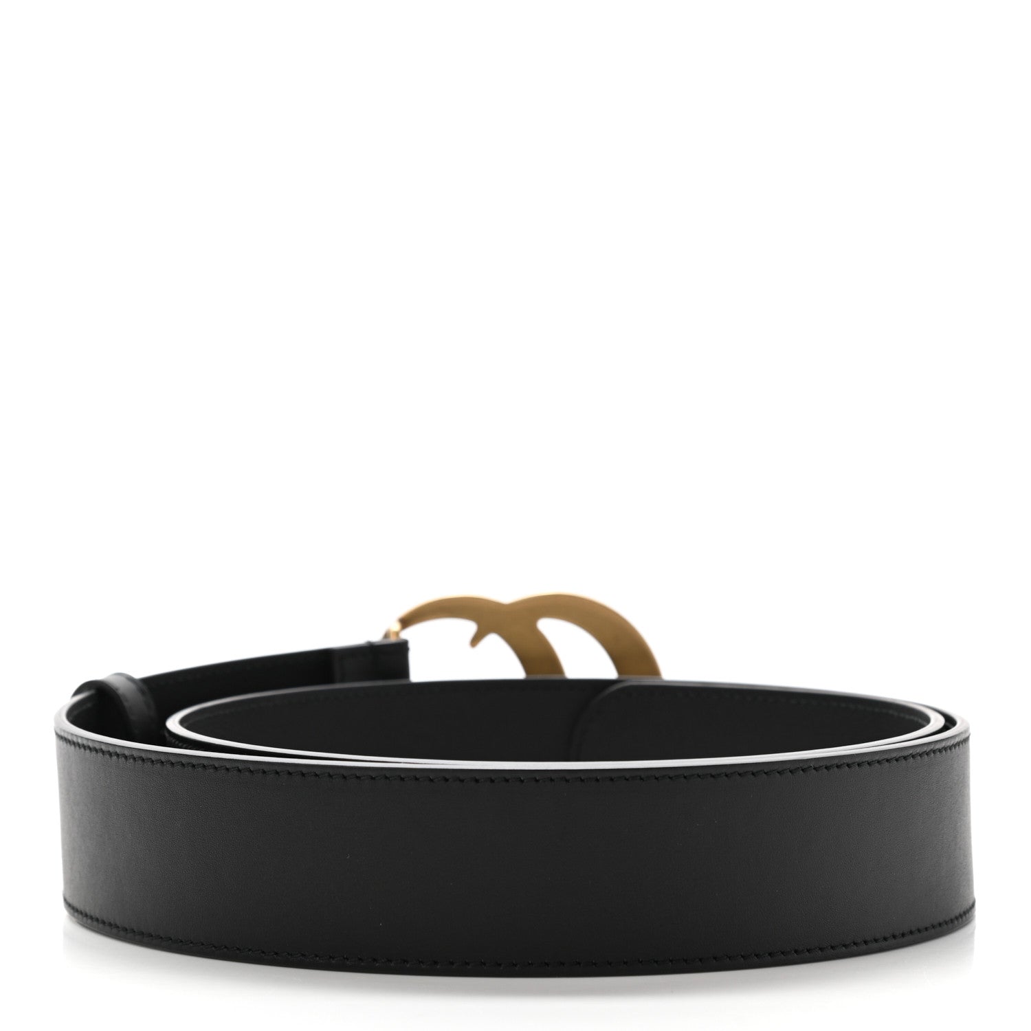 Gucci Calfskin Double G 40mm Belt 90 36 Black 2 of 5