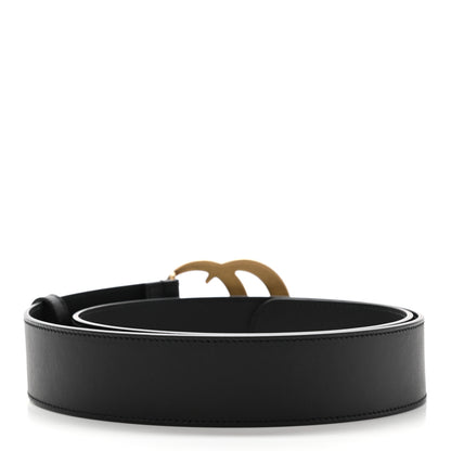 Gucci Calfskin Double G 40mm Belt 90 36 Black 2 of 5
