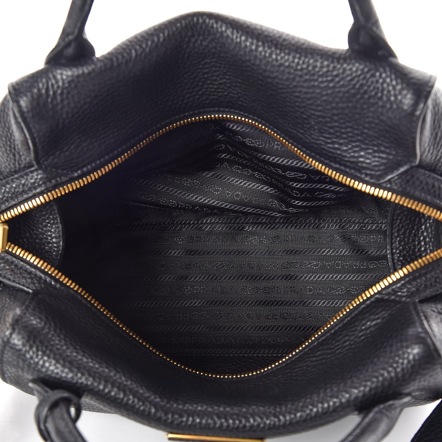 Vitello Daino Satchel Black