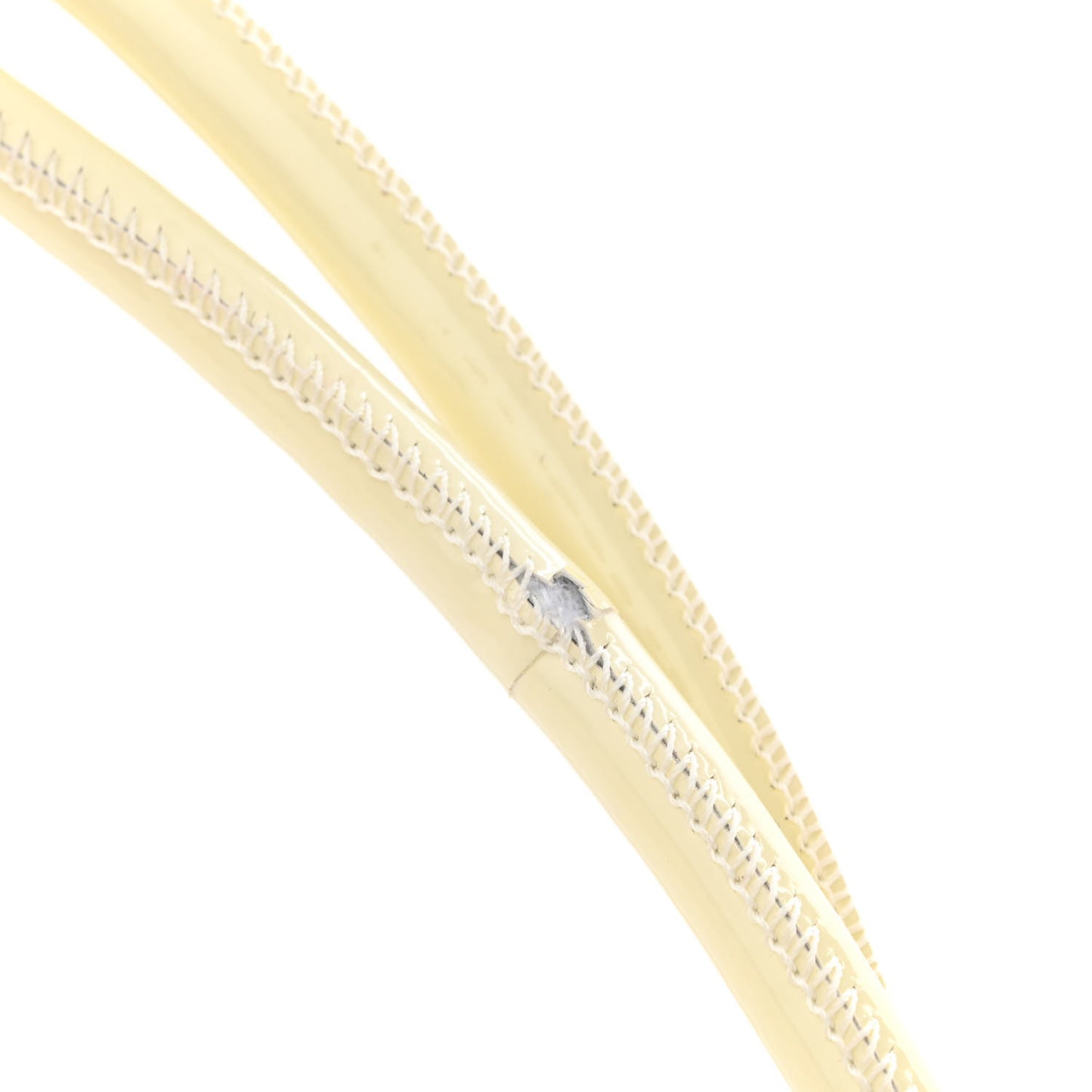 Patent Nappa Intrecciato Mini Loop Camera Bag White