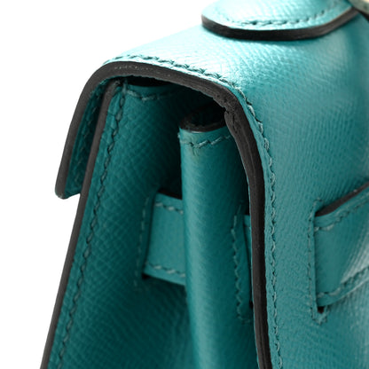 Hermes Epsom Kelly Sellier 32 Bleu Paon 11 of 13