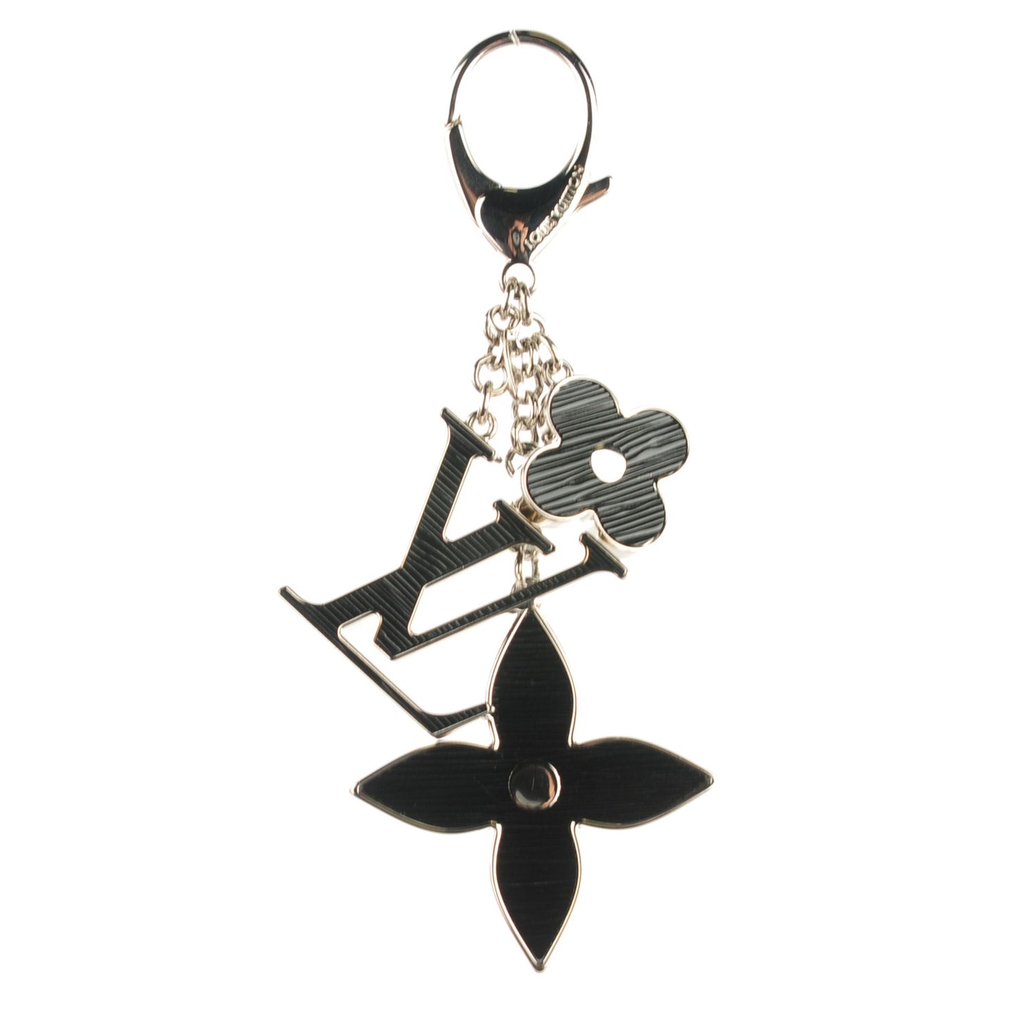 Electric Epi Fleur d'Epi Bag Charm Black