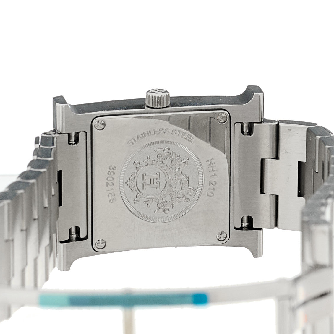 Hermes Stainless Steel 21mm Heure H Hour Quartz Watch 1887596