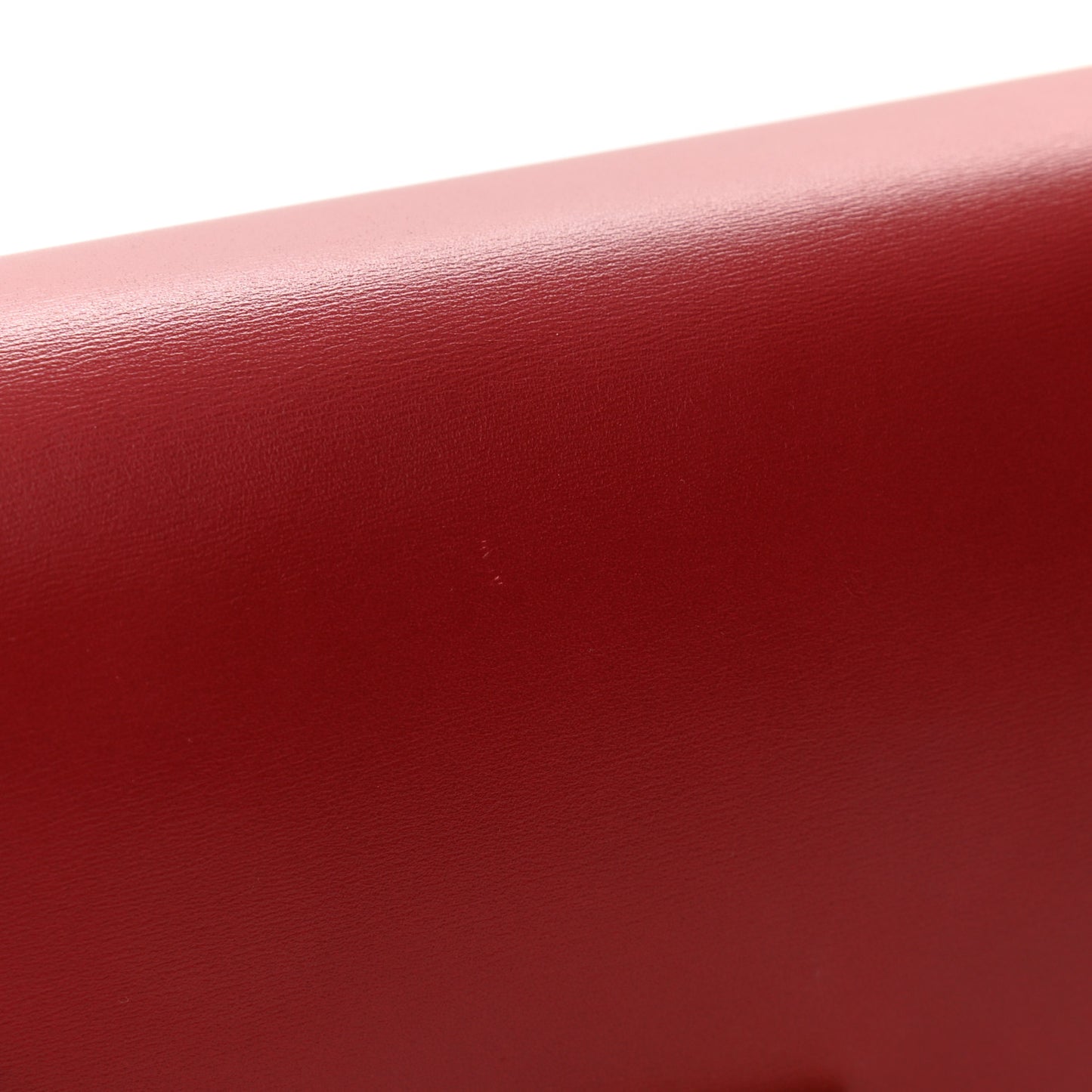 Box Calfskin Medium Classic Box Flap Bag Red