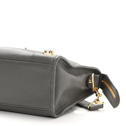 Balenciaga Chevre Gold Metallic Edge Hardware S City Gris Acier 8 of 8