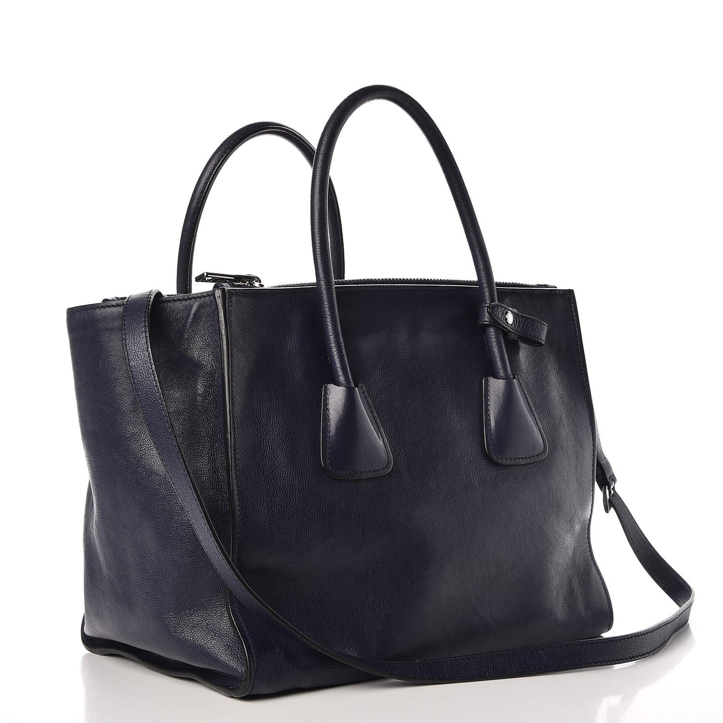 Glace Calf Twin Pocket Tote Baltico