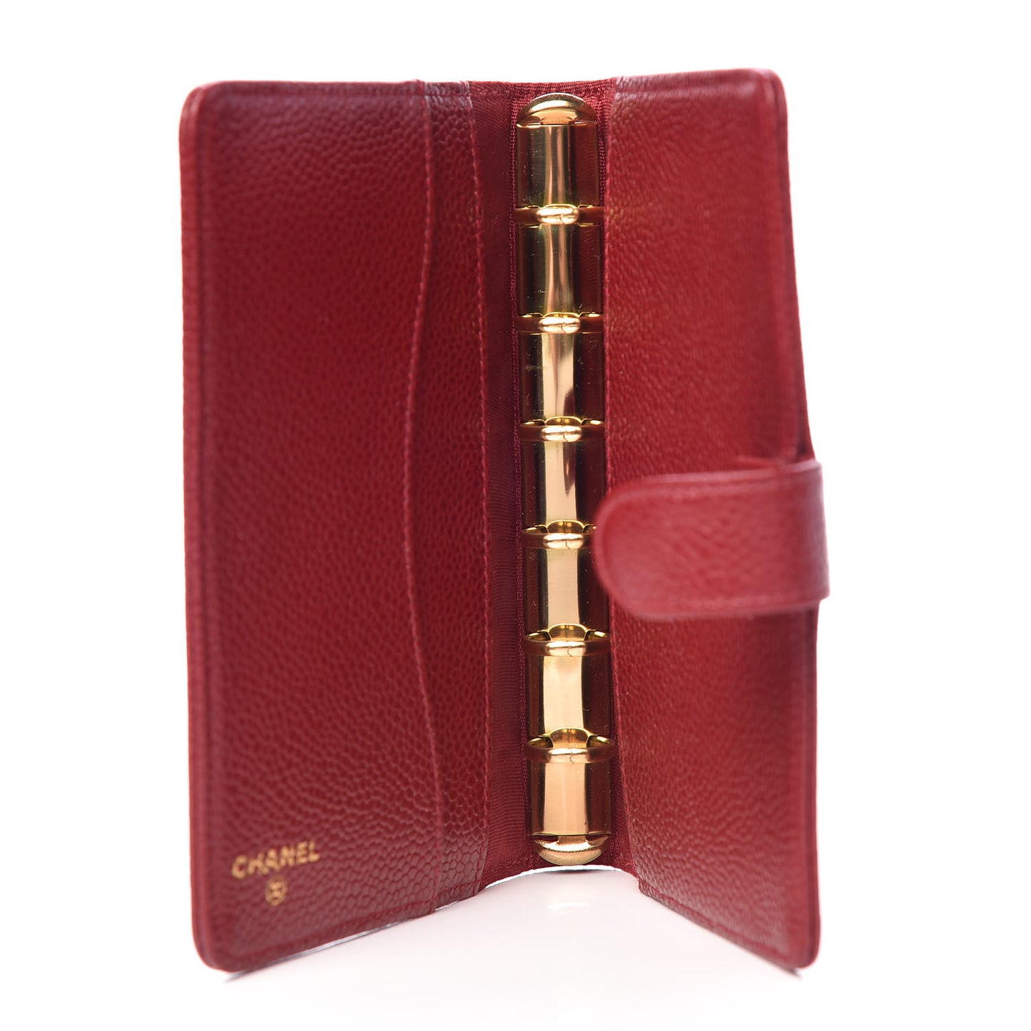 Caviar CC Small Ring Agenda Planner Red