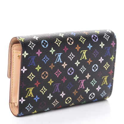 Louis Vuitton Monogram Multicolor Alexandra Wallet Black 3 of 6