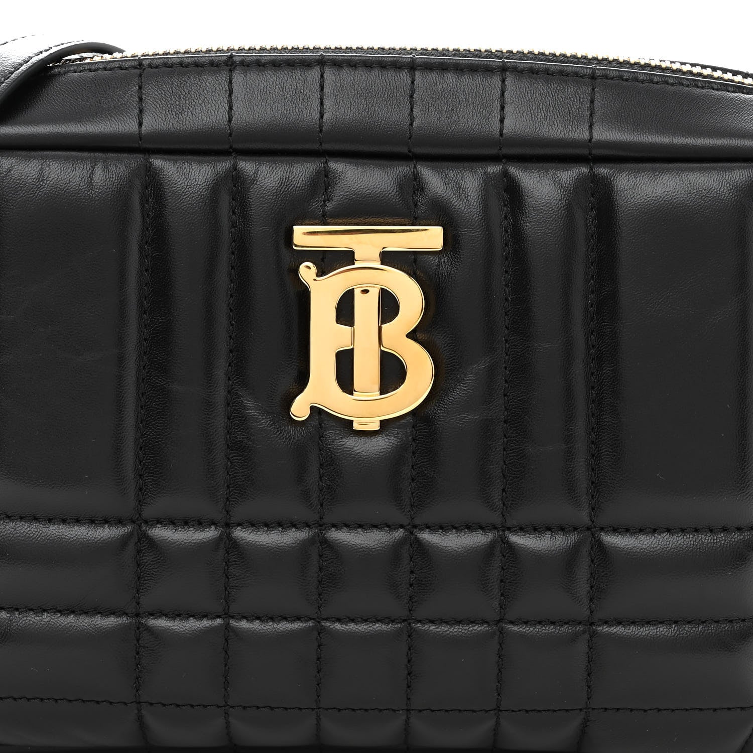 Burberry Calfskin Quilted Small Lola Camera Bag Black 7 of 9