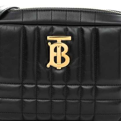 Burberry Calfskin Quilted Small Lola Camera Bag Black 7 of 9