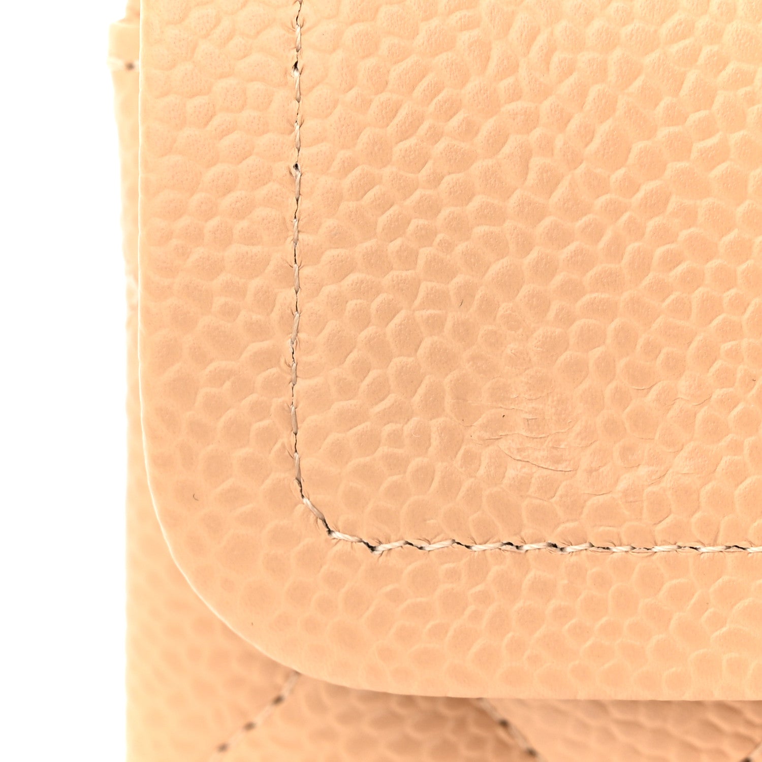 Chanel Caviar Quilted Small Double Flap Beige 11 of 12