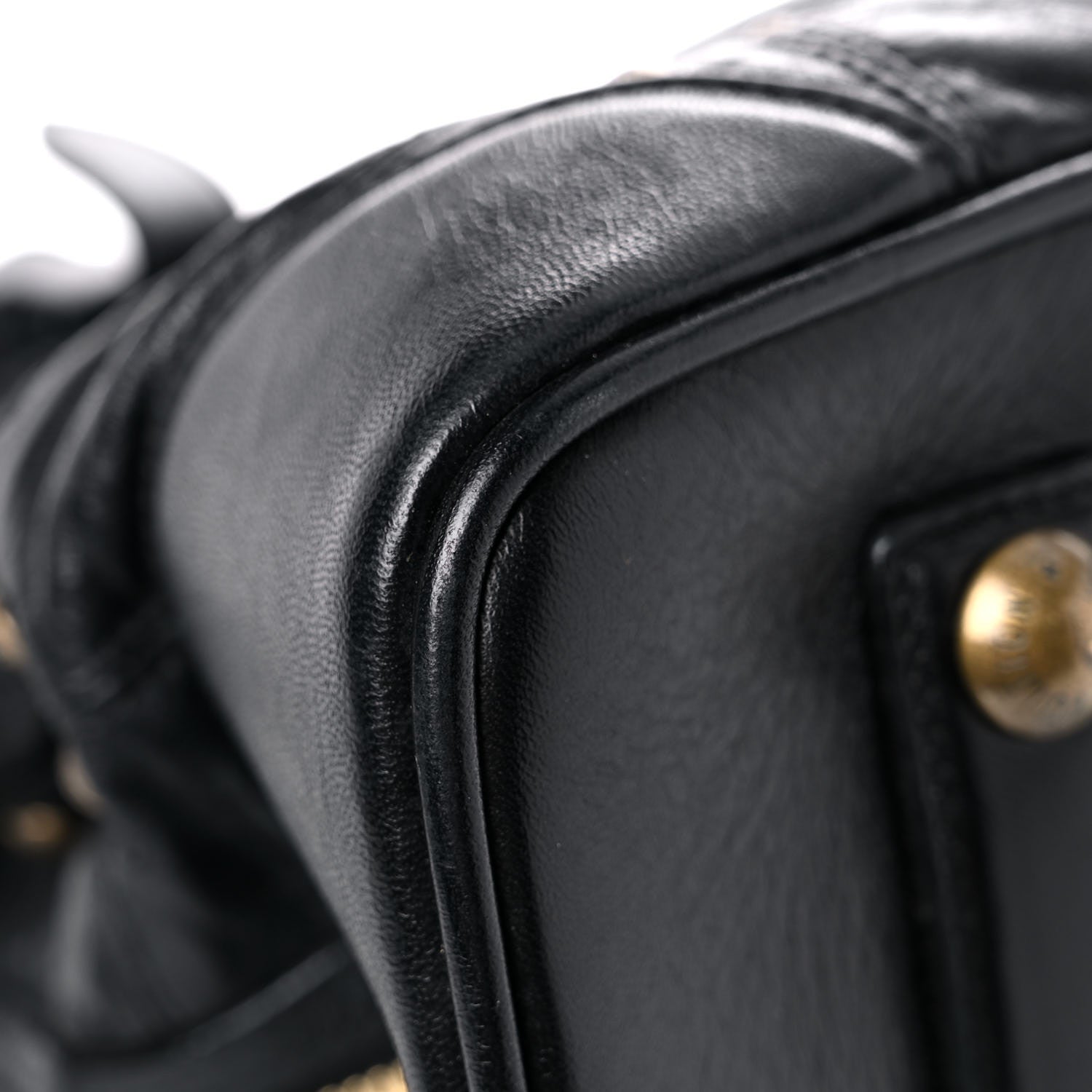 Louis Vuitton Lambskin Riveting Black 9 of 20